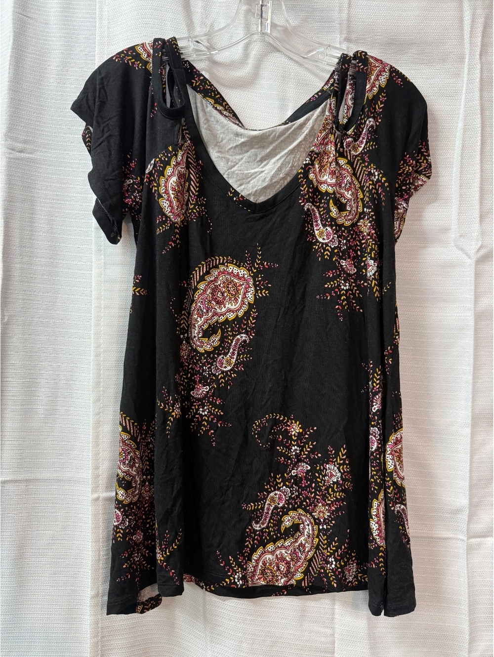 ana A New Approach Black Rayon Spandex Cold Wash Dress Size L